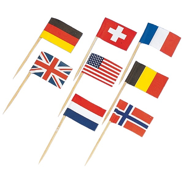 INTERNASJONALE FLAGG PICKS