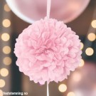 STOR LYSEROSA POMPOM (illustrasjonsbilde) thumbnail
