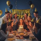 GULLFARGEDE FESTHATTER (illustrasjonsbilde) thumbnail