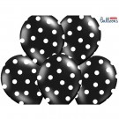 SVARTE OG HVITE POLKA BALLONGER (6-pk) thumbnail