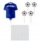 FOTBALL KAKELYS MED EGEN BURSDAGSALDER thumbnail