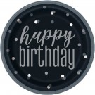 SVARTE HAPPY BIRTHDAY TALLERKENER thumbnail