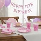 ROSA PYNT 13 ÅR (illustrasjonsbilde servietter 13 år) thumbnail