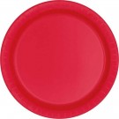 RØDE PAPPTALLERKENER  16 stk (21,9 cm) thumbnail