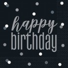 SVARTE BURSDAGSSERVIETTER thumbnail