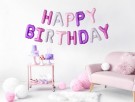 HAPPY BIRTHDAY BALLOON KIT - ROSA MIX thumbnail