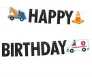 ON THE ROAD HAPPY BIRTHDAY BANNER thumbnail