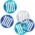 BLÅ KONFETTI BORDPYNT TIL 100-ÅRSDAG thumbnail