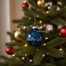 BLÅ JULEKULE MED NAVN - BLÅ BLANK thumbnail