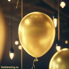 GULLFARGEDE BALLONGER (illustrasjonsbilde) thumbnail