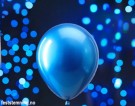 METALLISK BLÅ BALLONGER (illustrasjonsbilde) thumbnail