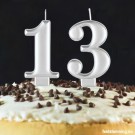 SØLVFARGET KAKELYS 13 (illustrasjonsbilde) thumbnail