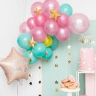 METALLISK ROSA BALLONGER (10-pk) thumbnail