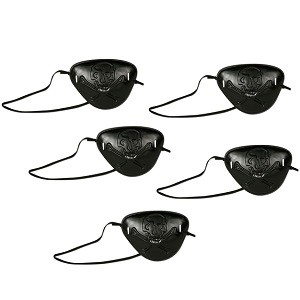 PIRAT ØYELAPPER (5-pk)