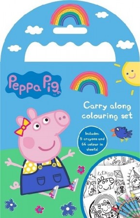 PEPPA GRIS CARRY ALONG TEGNESETT