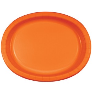 ORANGE OVALE SERVERINGSFAT (8-pk)