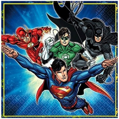 JUSTICE LEAGUE SERVIETTER