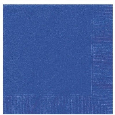 BLÅ SERVIETTER (20-pk)