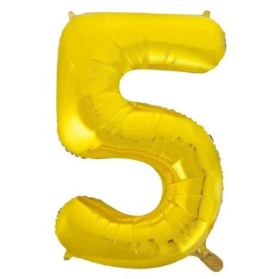 XL GULLFARGET FOLIEBALLONG 5