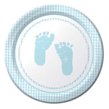 BLUE BABY FEET TALLERKENER