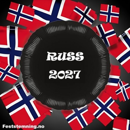 FOLIEBALLONG MED RUSSENAVN