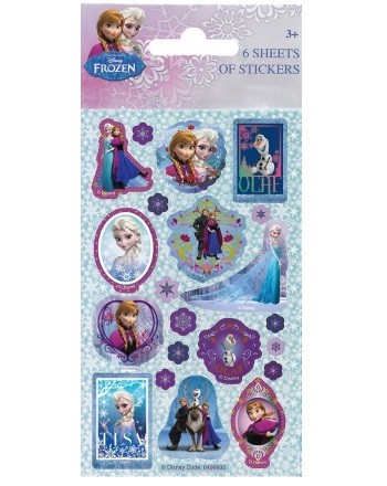 DISNEY FROST KLISTREMERKER (6-pk)
