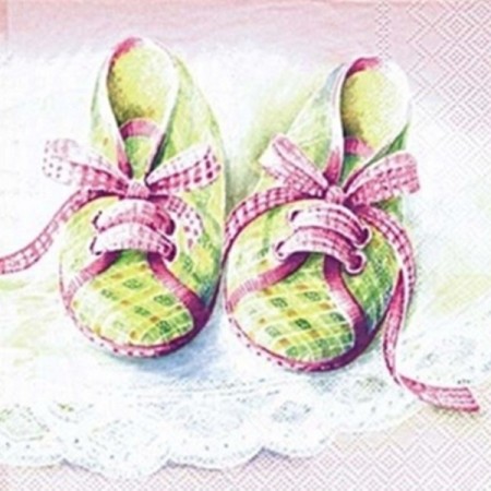 SERVIETTER BABY JENTE