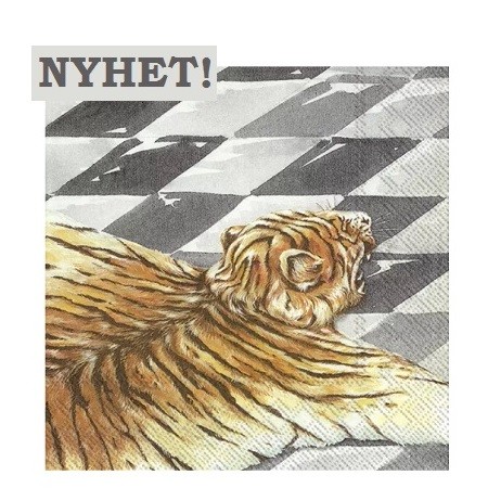 MISS SOPHIE'S TIGER KAFFE SERVIETTER