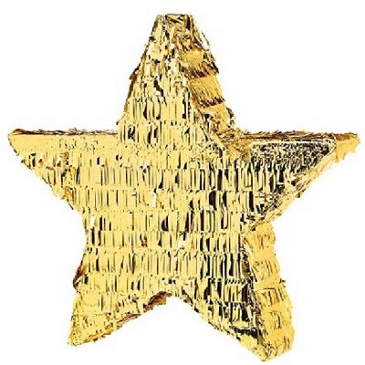 GULLFARGET STJERNE PIÑATA
