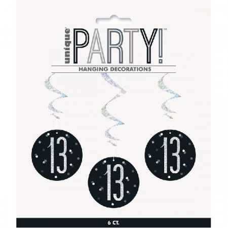 BLACK GLITZ VIRVEL HENGEPYNT 13