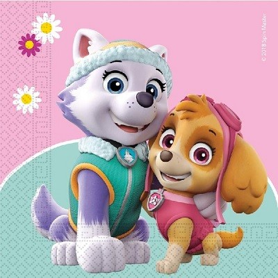 ROSA PAW PATROL SERVIETTER