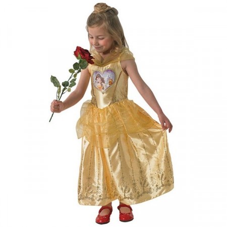 DISNEY PRINSESSE BELLE KJOLE (7-8 år)