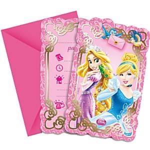 DISNEY PRINSESSER INVITASJONER
