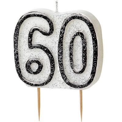 KAKELYS 60 HVIT / SVART