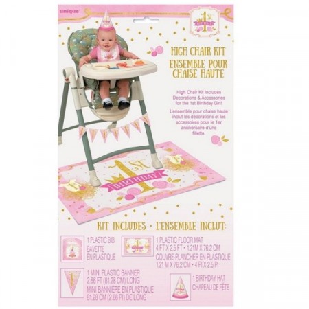 PINK & GOLD 1st BIRTHDAY KIT