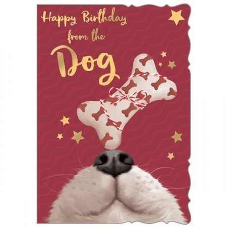 BURSDAGSKORT - FROM THE DOG