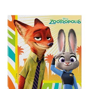 ZOOTROPOLIS SERVIETTER
