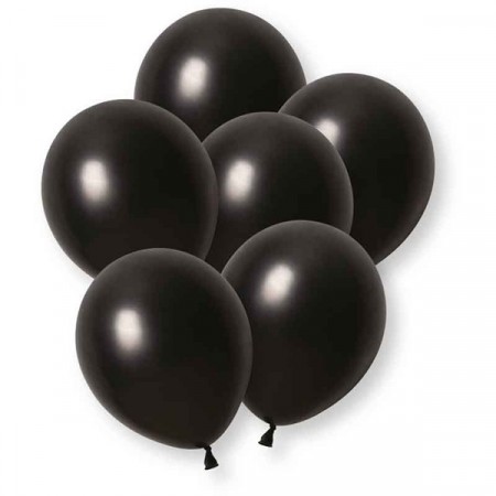 SVARTE BALLONGER (8-pk)
