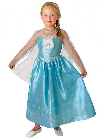 DISNEY FROST DELUXE ELSA KJOLE (5-6 år)