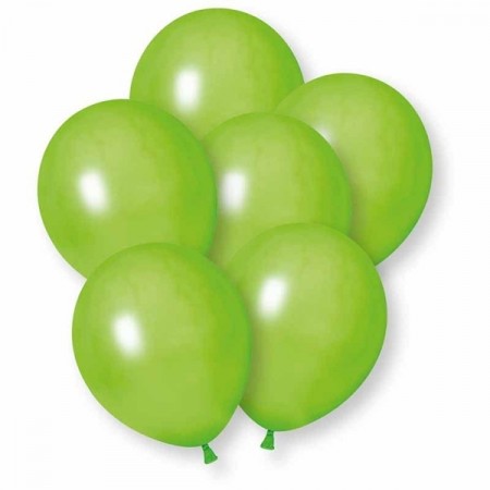 LIMEGRØNNE BALLONGER  (10-pk)