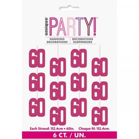 PINK GLITZ HENGEPYNT 60