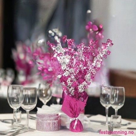 PINK SPARKLE BORDDEKORASJON 18