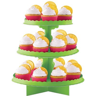 LIMEGRØNT CUPCAKE STATIV