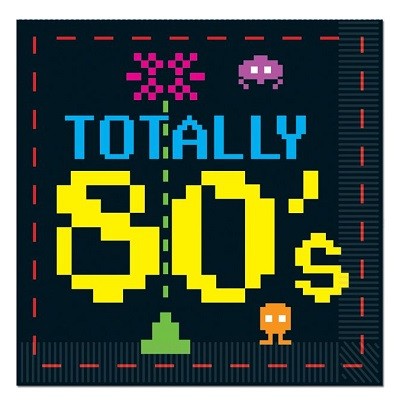 TOTALLY 80´s SERVIETTER