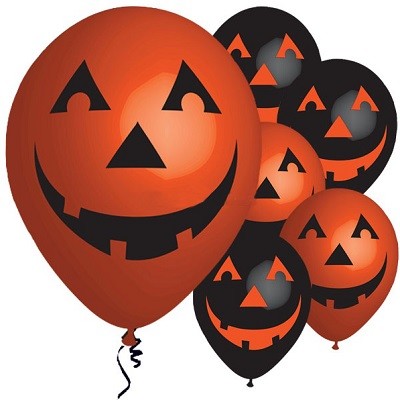 GRESSKAR HALLOWEEN BALLONGER (6-pk)