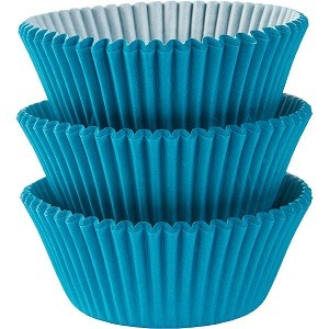 KARIBISK BLÅ CUPCAKE FORMER (75-pk)