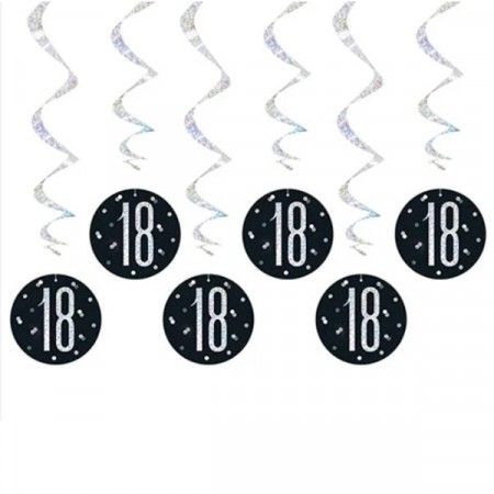 BLACK GLITZ VIRVEL HENGEPYNT 18 ÅR