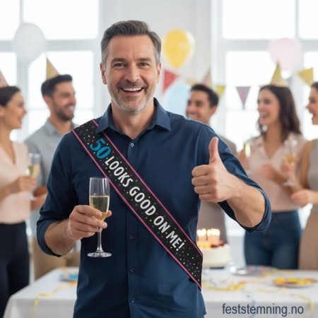 50 LOOKS GOOD ON ME SASH