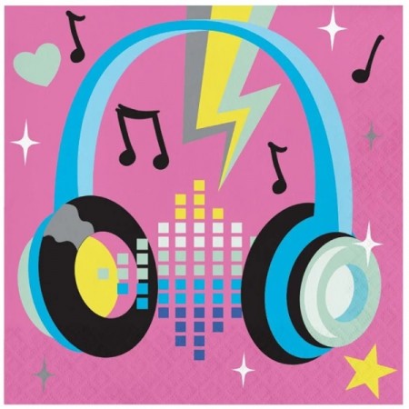 MUSIC BEATS SERVIETTER