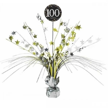GOLD SPARKLING CELEBRATION BORDDEKORASJON 100